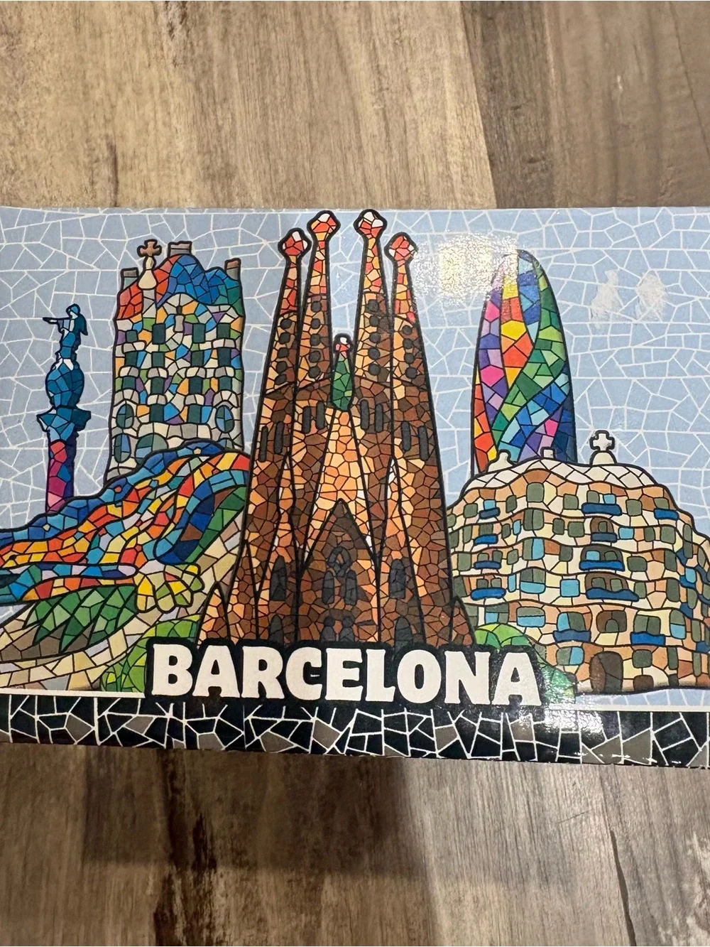 Barcelona Mosaic Ceramic Mug New In Box